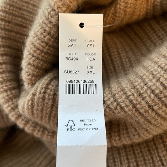 J. Crew Wool and Recycled-Cashmere Turtleneck Sweater Dress. Size XXL. NWT. - Picture 13 of 16